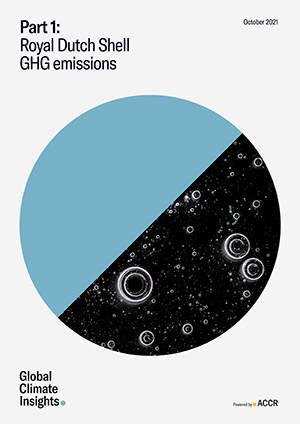 Part 1: Royal Dutch Shell GHG emissions